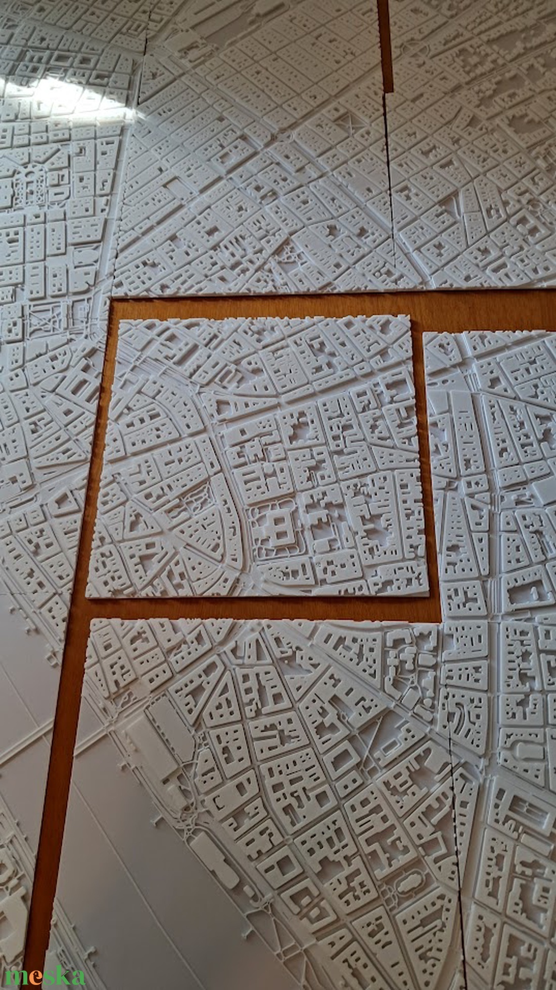 3D Budapest térkép - művészet - makett, modell - Meska.hu