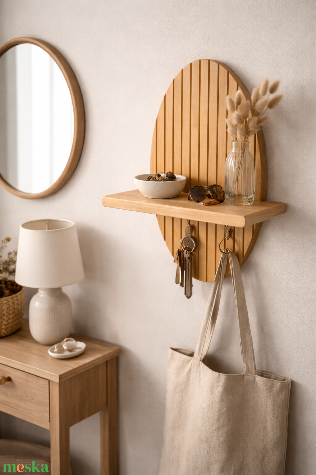 Bükkfa polc  - otthon & életmód - bútor - polc - Meska.hu