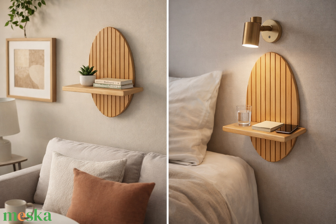 Bükkfa polc  - otthon & életmód - bútor - polc - Meska.hu