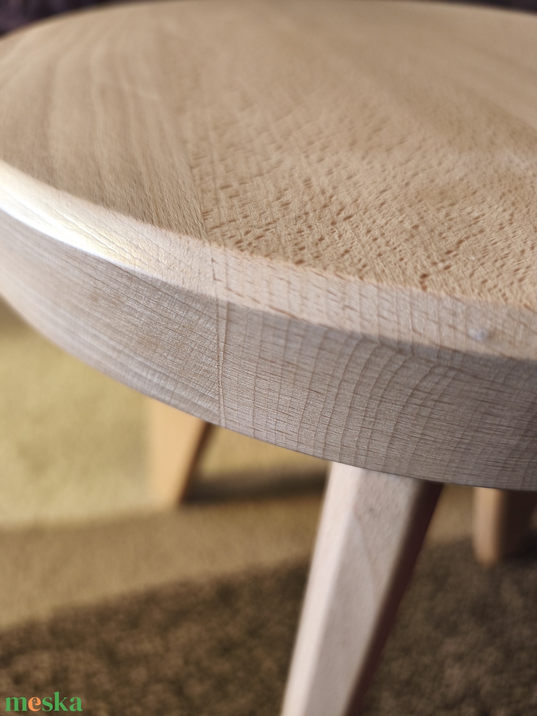 Bükkfa sámli , kisszék kisasztal - otthon & életmód - bútor - szék & fotel - Meska.hu