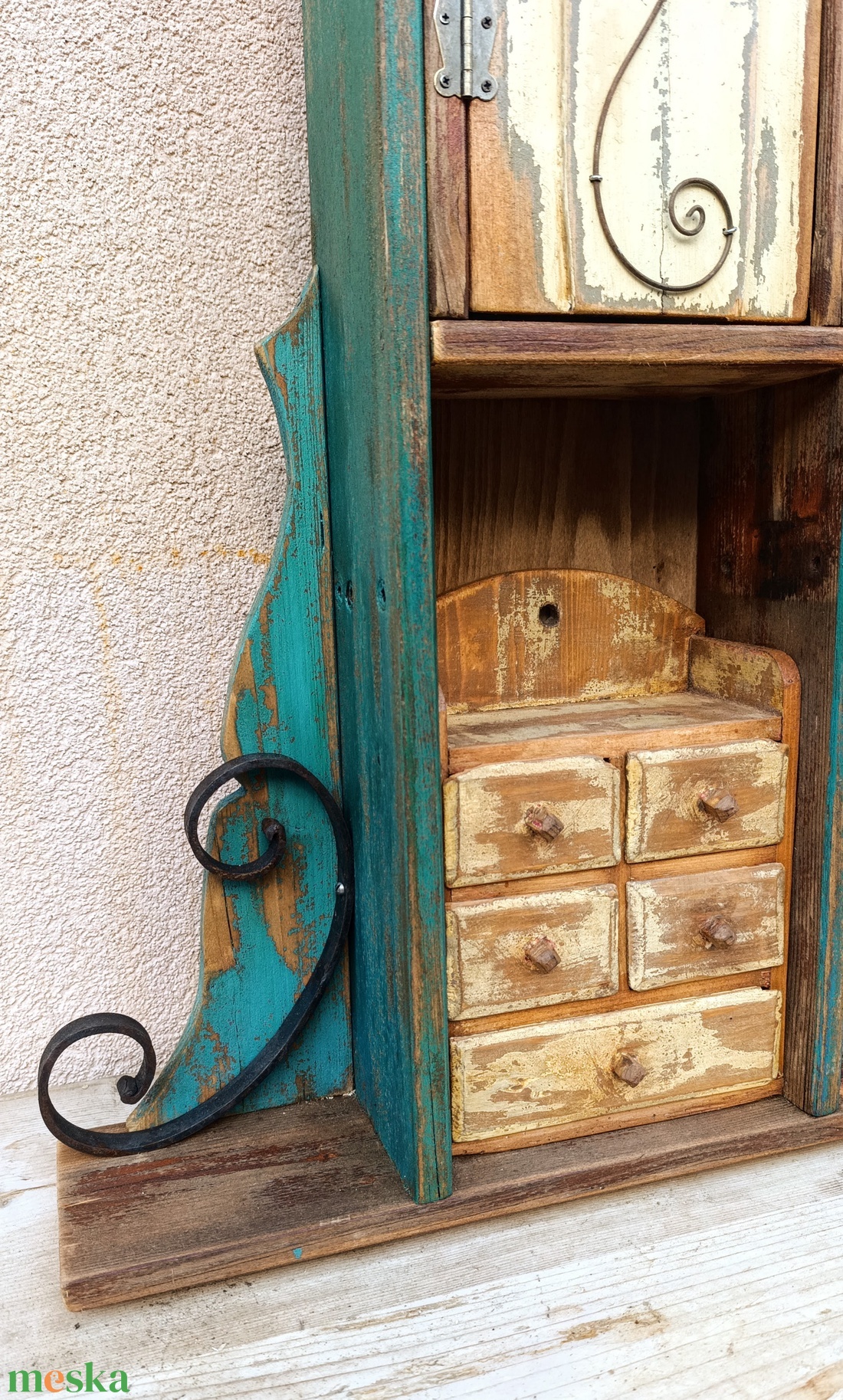 Rusztikus polc vagy szekrényke - otthon & életmód - bútor - szekrény - Meska.hu