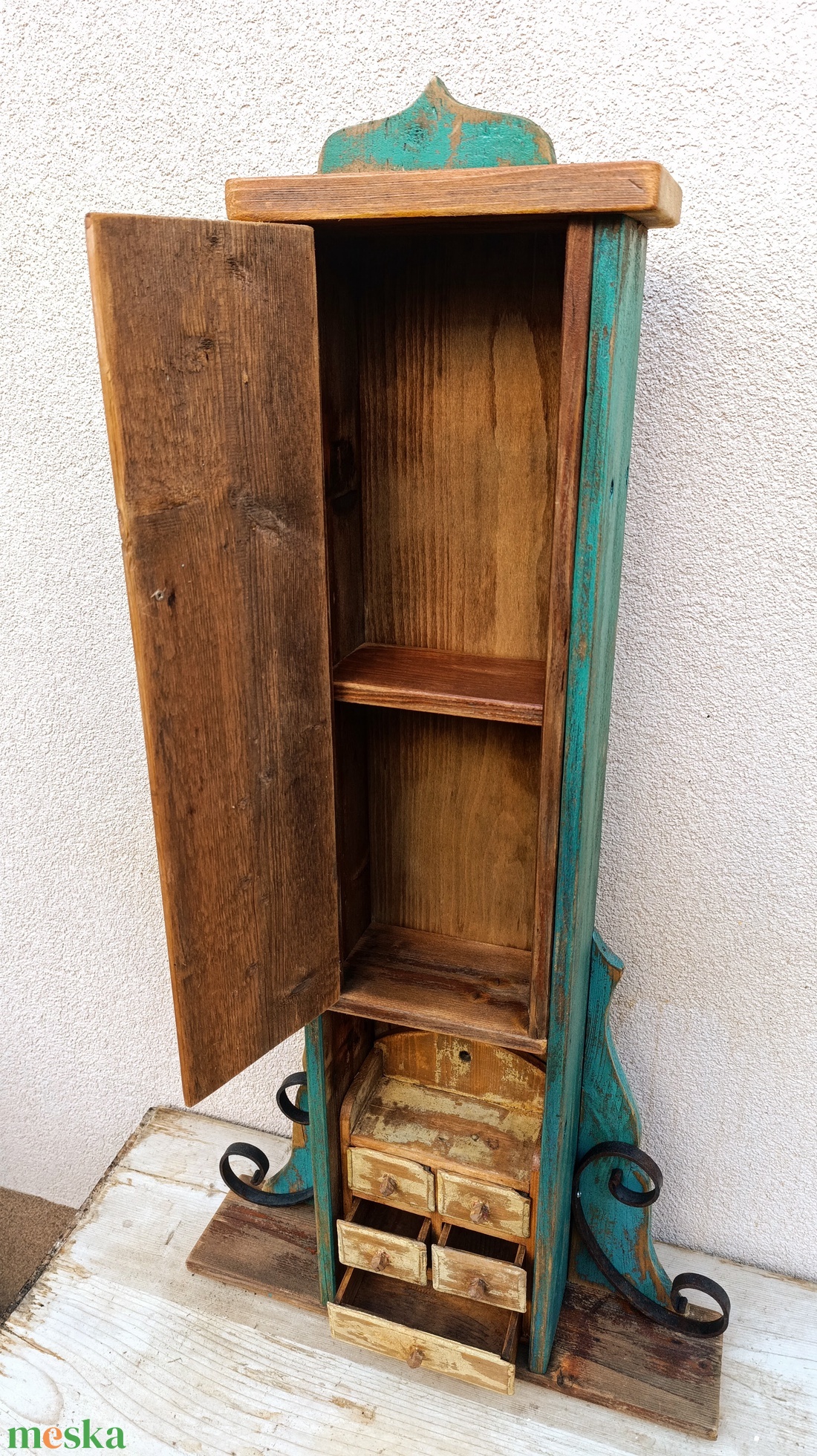 Rusztikus polc vagy szekrényke - otthon & életmód - bútor - szekrény - Meska.hu