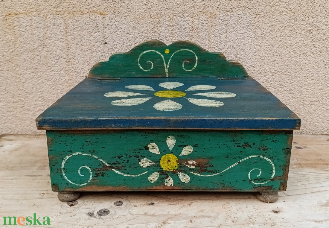 Rusztikus láda, doboz, tároló - otthon & életmód - tárolás & rendszerezés - láda - Meska.hu