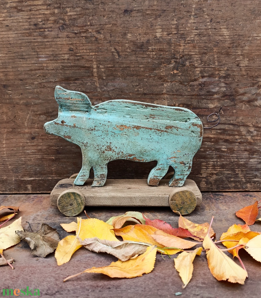 Fából készült festett állatkák - otthon & életmód - dekoráció - dísztárgy - Meska.hu