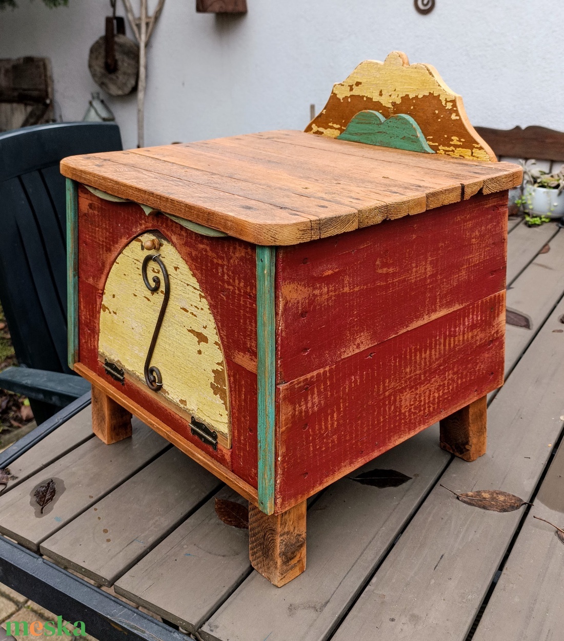 Rusztikus szekrény, asztalka, tároló - otthon & életmód - bútor - szekrény - Meska.hu