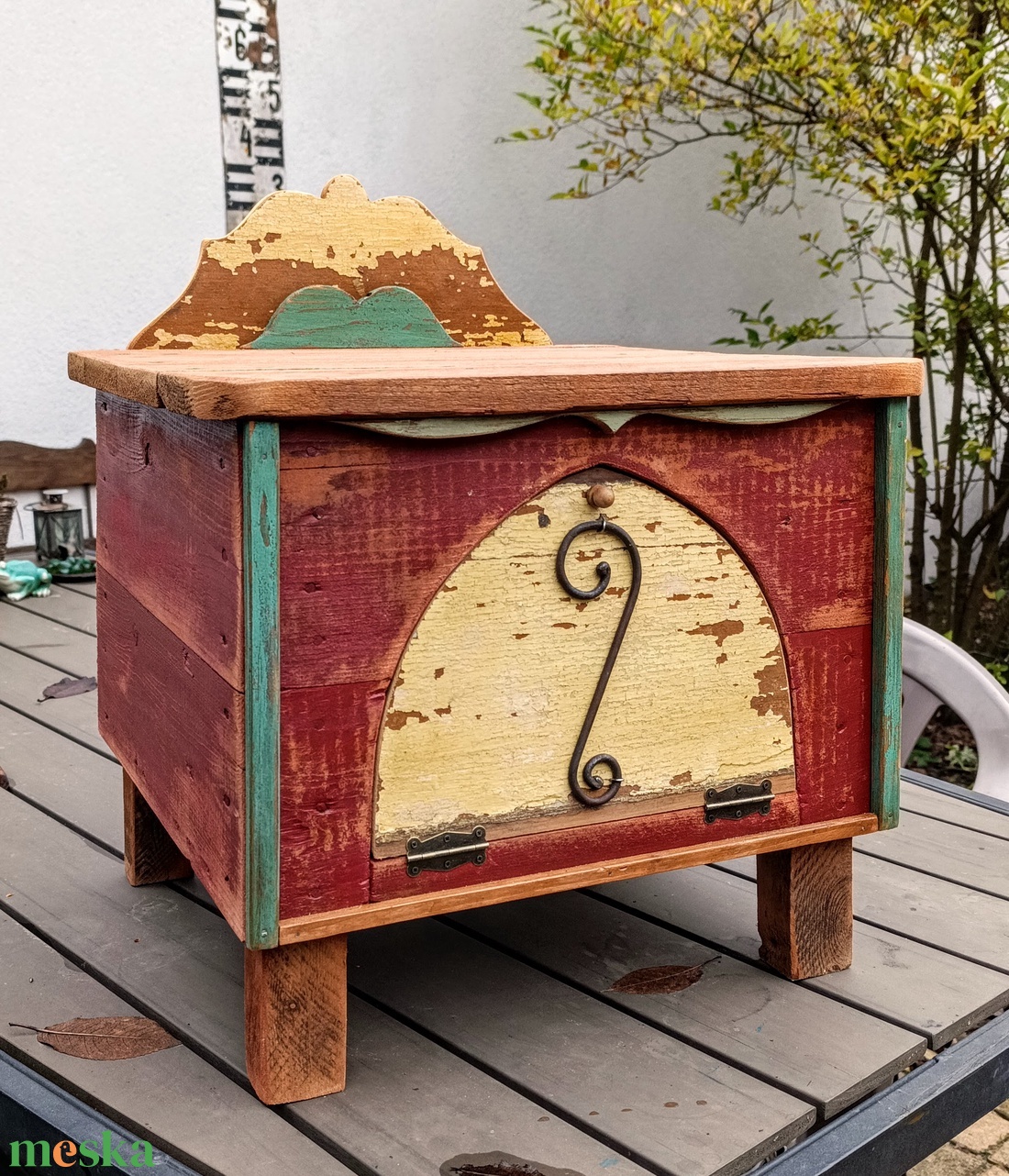 Rusztikus szekrény, asztalka, tároló - otthon & életmód - bútor - szekrény - Meska.hu