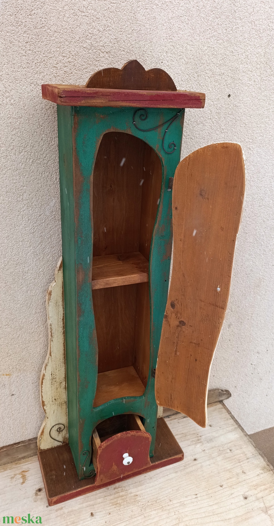 Rusztikus, mesés bohém, boho szekrényke, téka - otthon & életmód - bútor - szekrény - Meska.hu