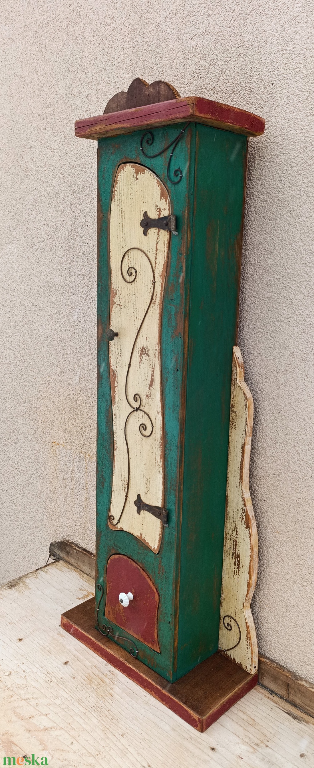 Rusztikus, mesés bohém, boho szekrényke, téka - otthon & életmód - bútor - szekrény - Meska.hu