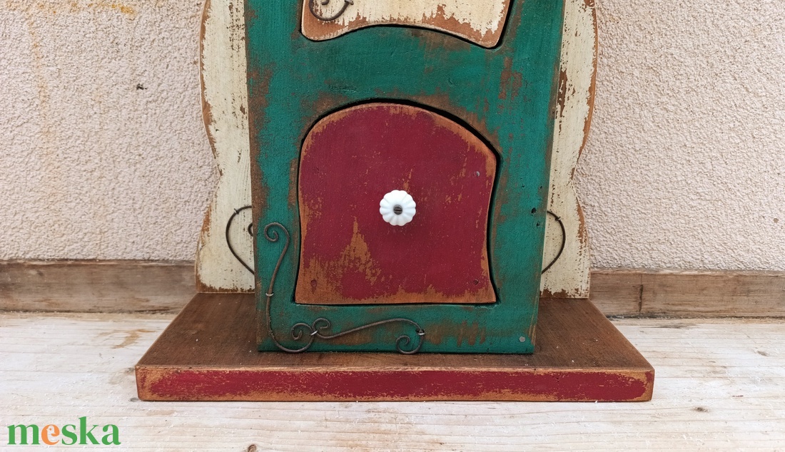 Rusztikus, mesés bohém, boho szekrényke, téka - otthon & életmód - bútor - szekrény - Meska.hu