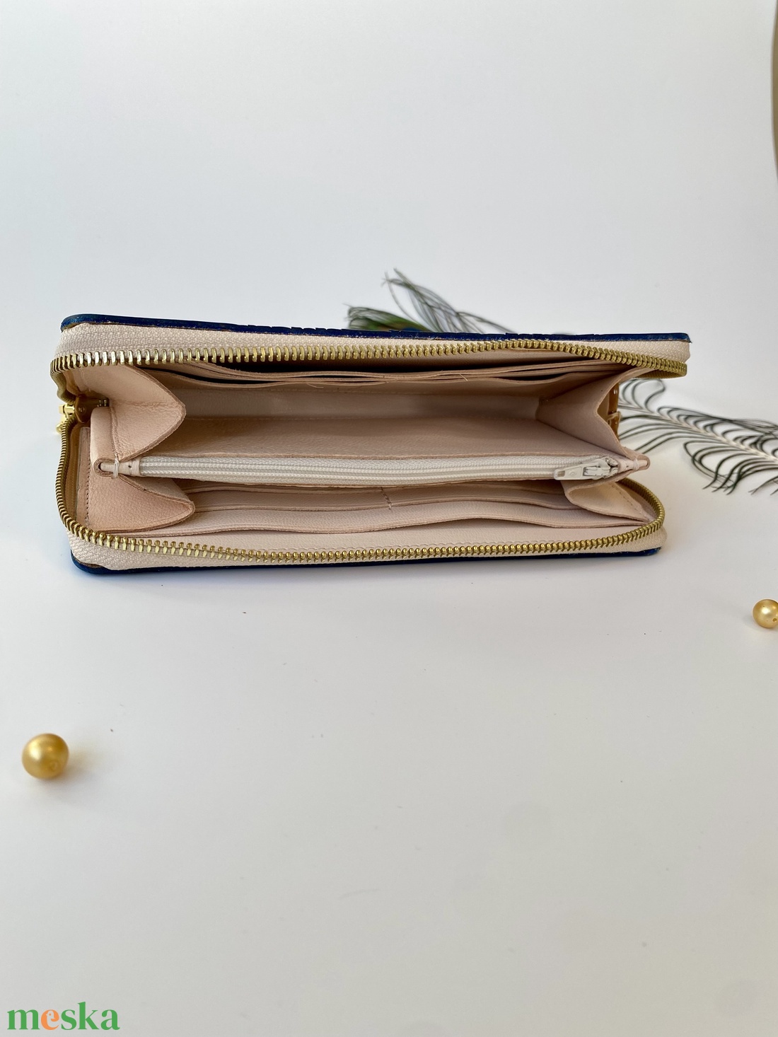 Női bőr pénztárca mandala vésettel - táska & tok - pénztárca & más tok - pénztárca - női pénztárca - Meska.hu