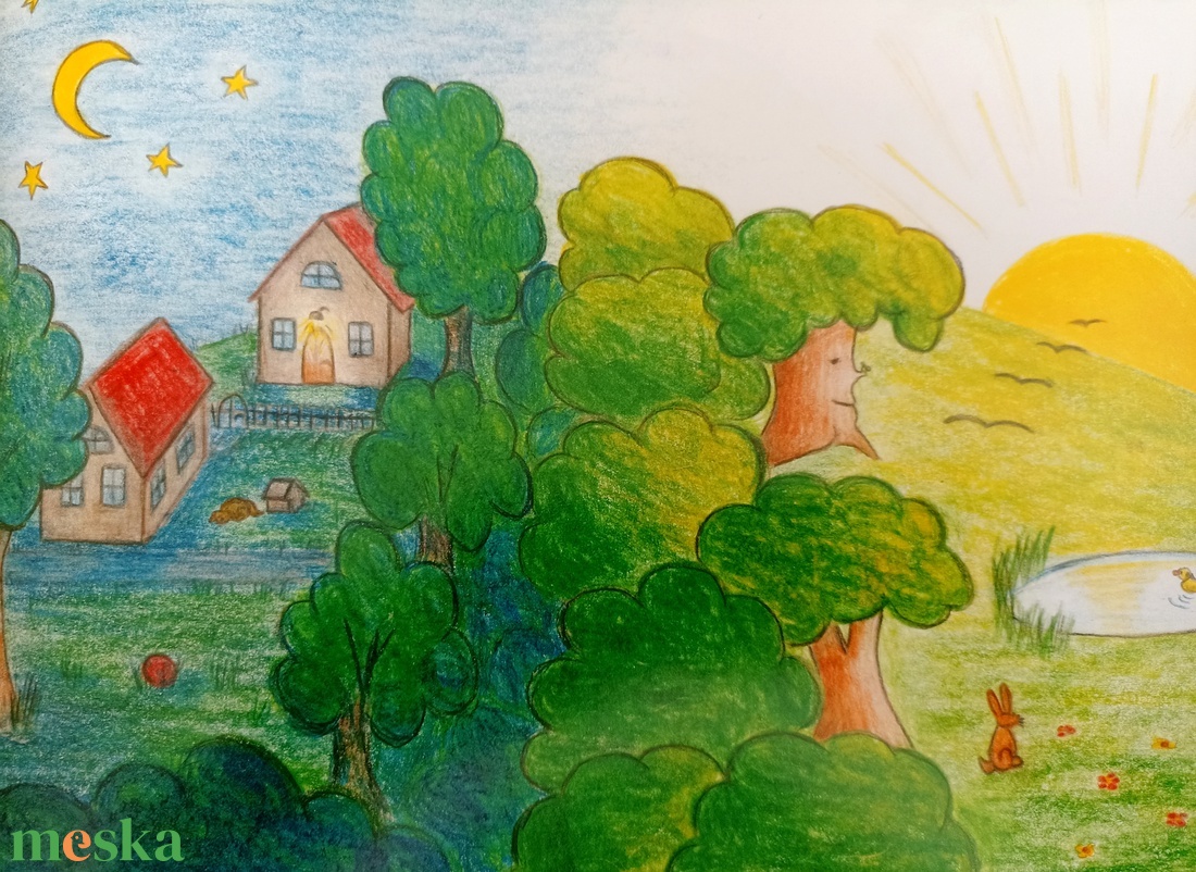 Mesekönyv Tölgy Toncsi  - játék & sport - textilkönyv & babakönyv - Meska.hu