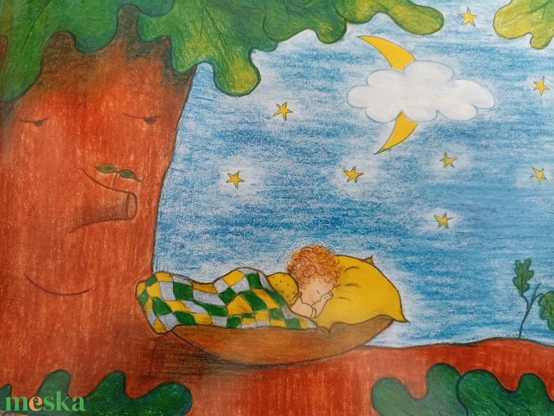 Mesekönyv Tölgy Toncsi  - játék & sport - textilkönyv & babakönyv - Meska.hu