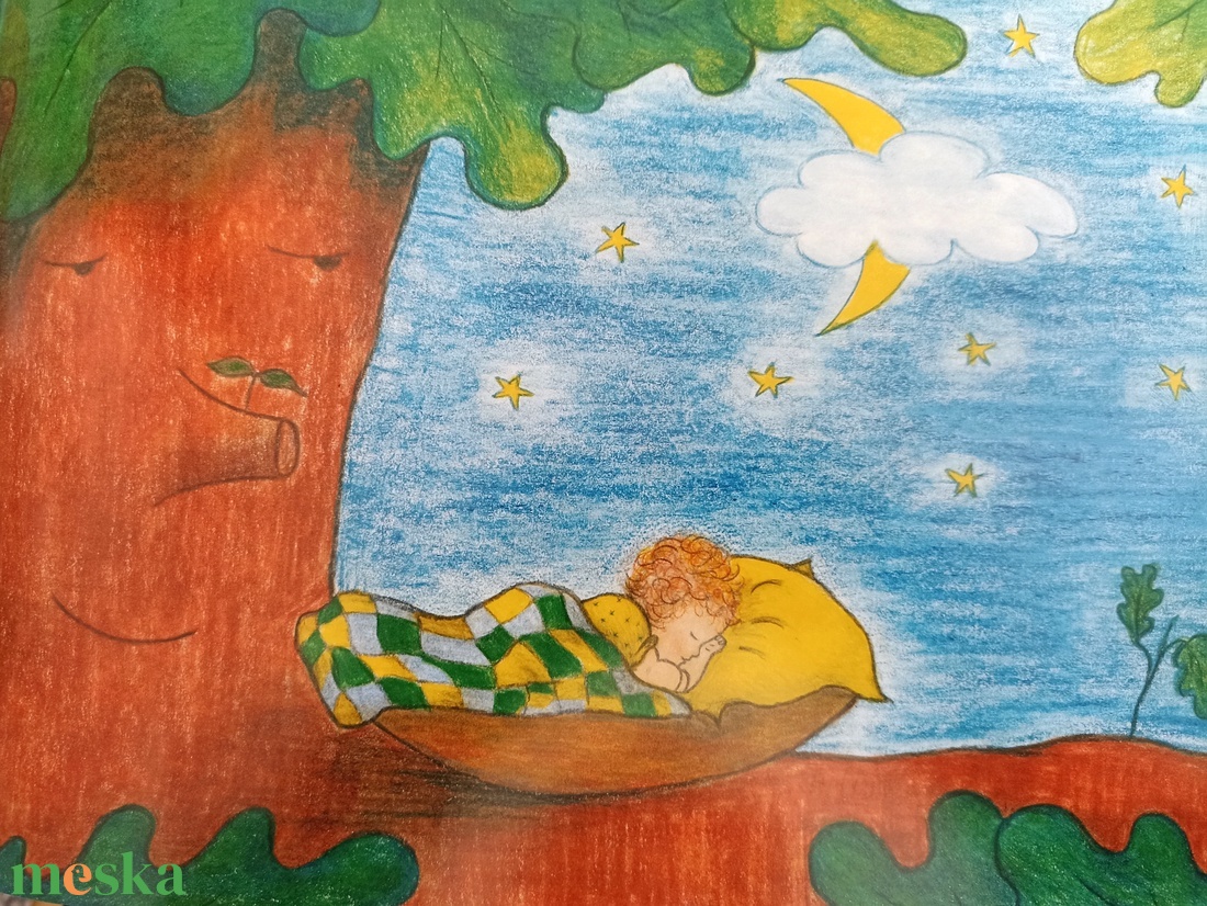 Altatókönyv: Tölgy Toncsi  - játék & sport - készségfejlesztő és logikai játék - montessori szivárvány, waldorf játékok - Meska.hu