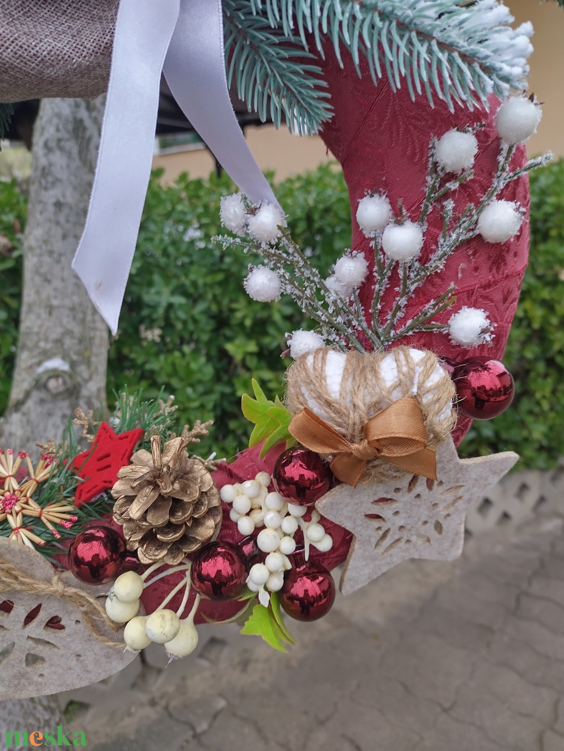 Karácsonyi ajtódísz - karácsony - adventi díszek - adventi ajtódísz - Meska.hu Karácsonyi ajtódísz - karácsony - adventi díszek - adventi ajtódísz - Meska.hu