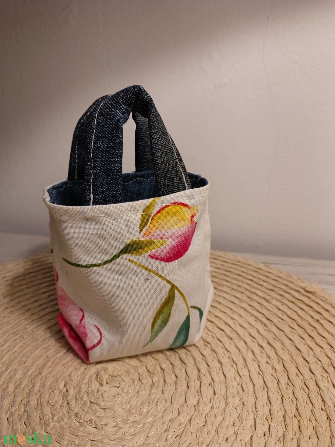 Táska kisebb tárgyak tárolására  - diy (csináld magad) - szabásminta, útmutató - varrás minták - Meska.hu