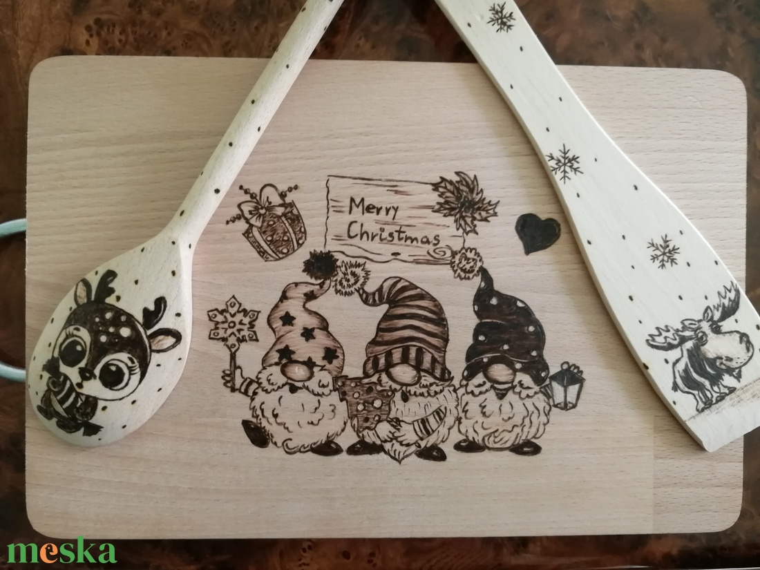 Karácsonyi konyhai szett - karácsony - karácsonyi sütés-főzés - karácsonyi sütés-főzés - Meska.hu