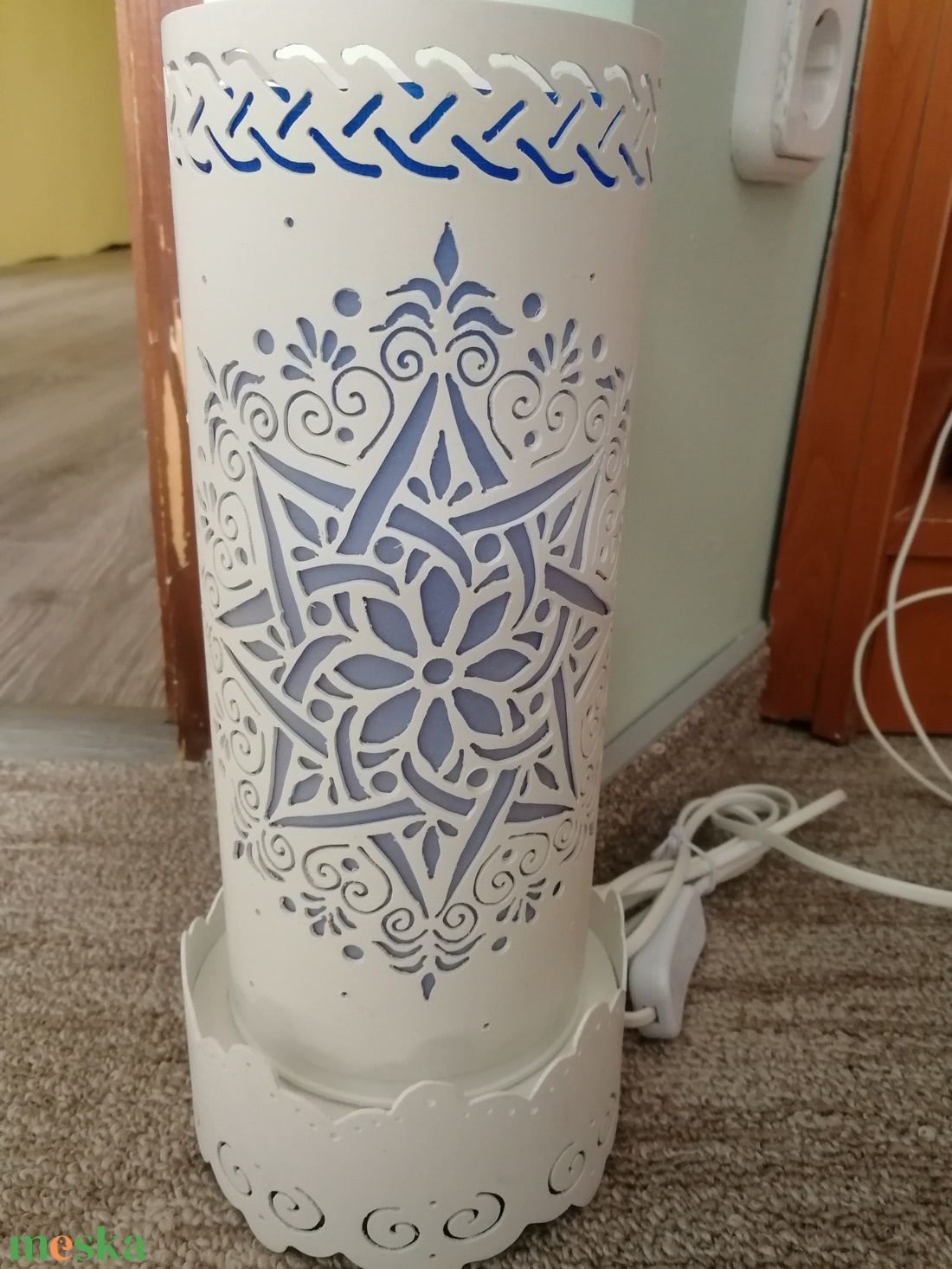 Mandala mintás lámpácska - otthon & életmód - lámpa - asztali lámpa - Meska.hu