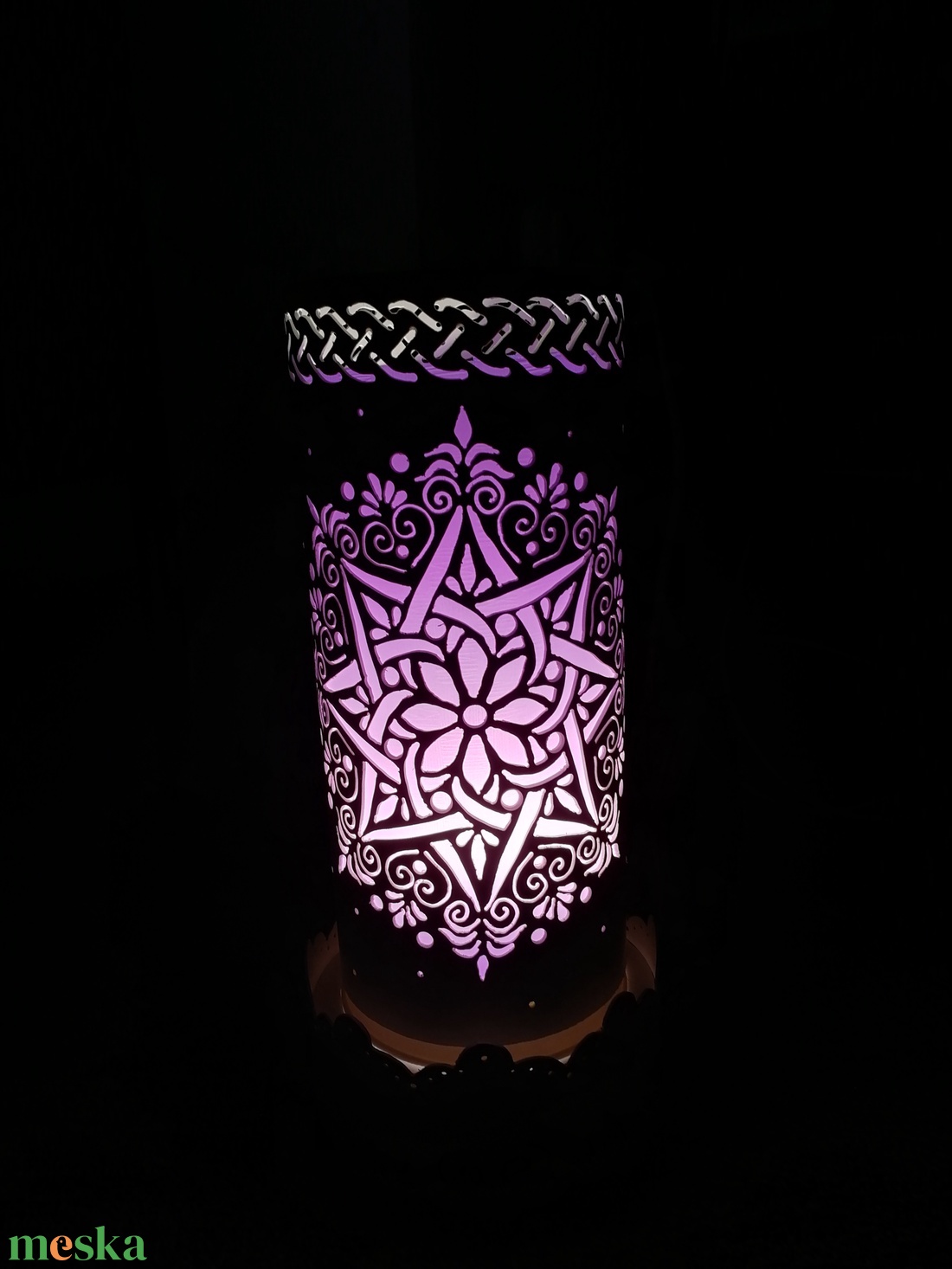 Mandala mintás lámpácska - otthon & életmód - lámpa - asztali lámpa - Meska.hu