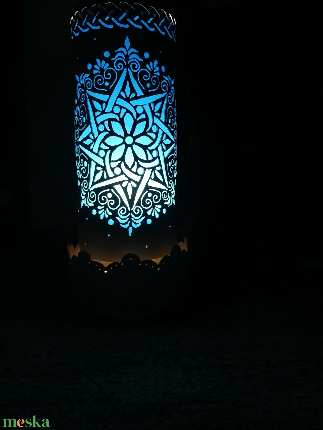 Mandala mintás lámpácska - otthon & életmód - lámpa - asztali lámpa - Meska.hu