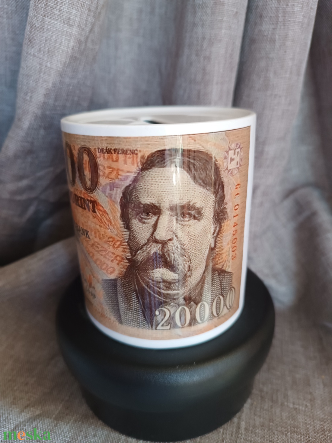 Pénz mintás persely - otthon & életmód - dekoráció - asztal és polc dekoráció - persely - Meska.hu Pénz mintás persely - otthon & életmód - dekoráció - asztal és polc dekoráció - persely - Meska.hu