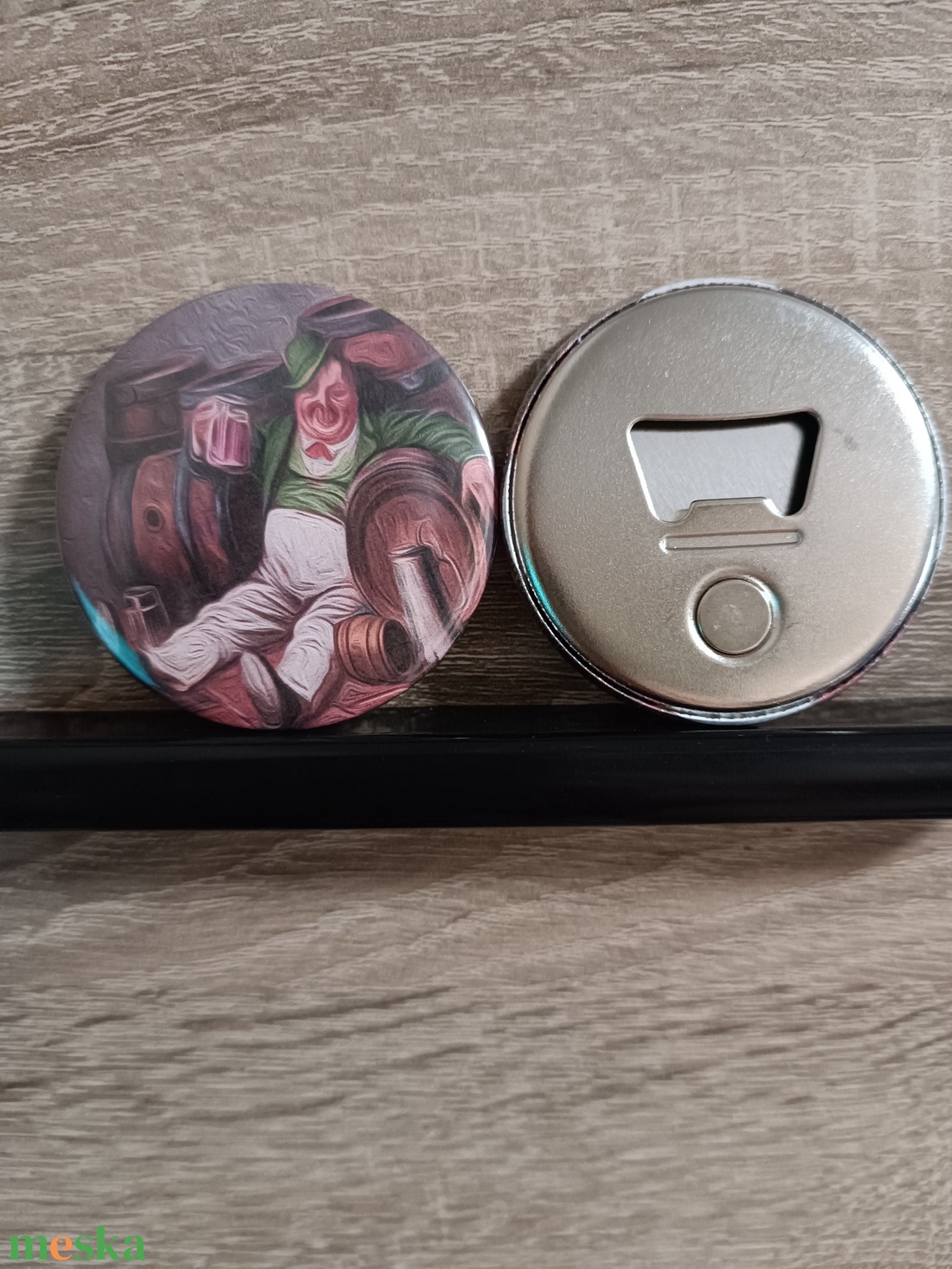 Mágneses sörnyitó - otthon & életmód - konyhafelszerelés, tálalás - konyhai dekoráció - hűtőmágnes - Meska.hu