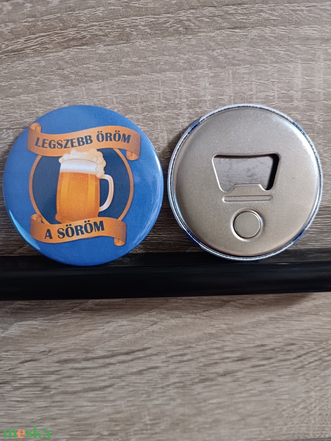 Mágneses sörnyitó - otthon & életmód - konyhafelszerelés, tálalás - konyhai dekoráció - hűtőmágnes - Meska.hu