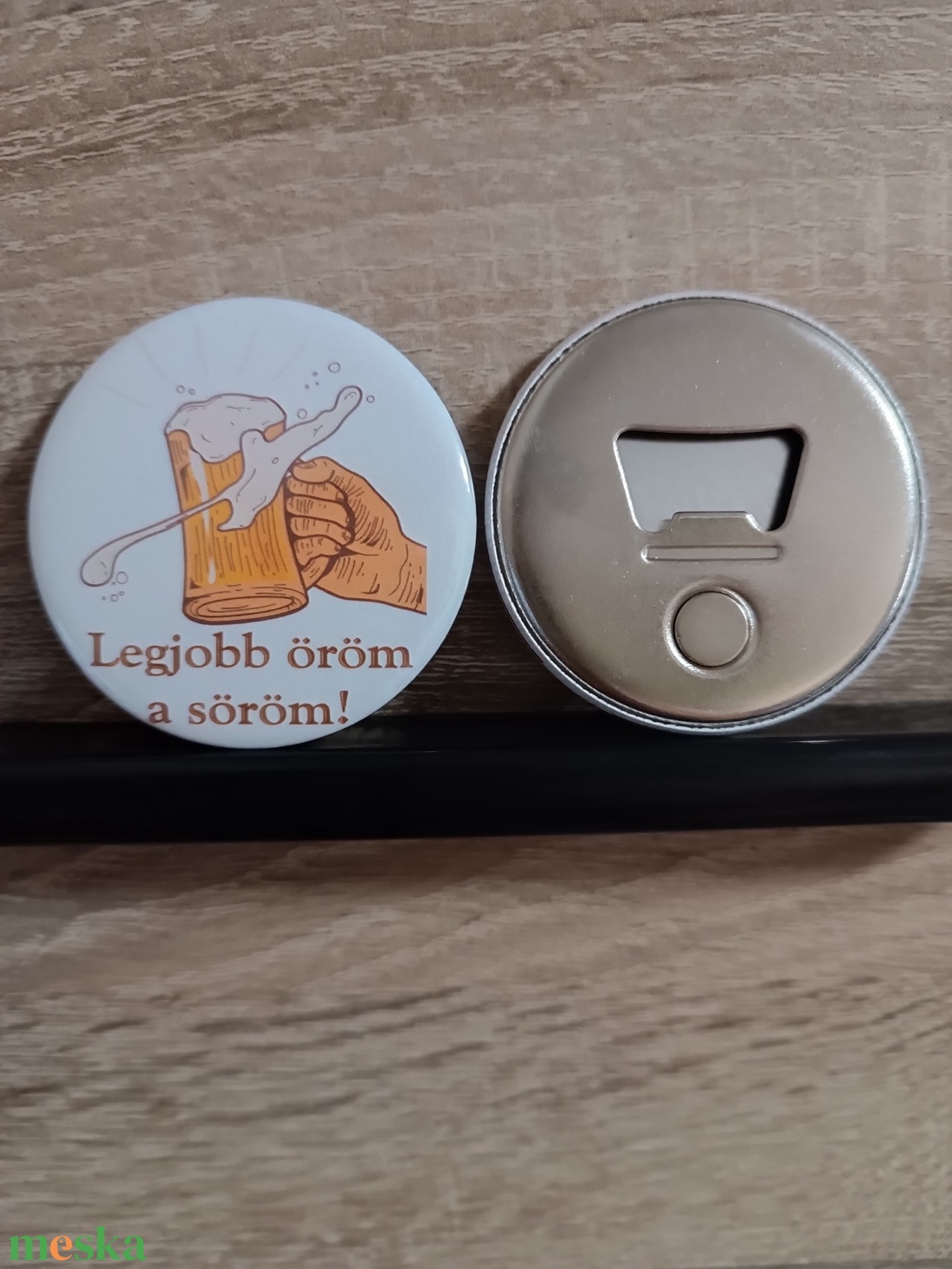 Mágneses sörnyitó - otthon & életmód - konyhafelszerelés, tálalás - konyhai dekoráció - hűtőmágnes - Meska.hu