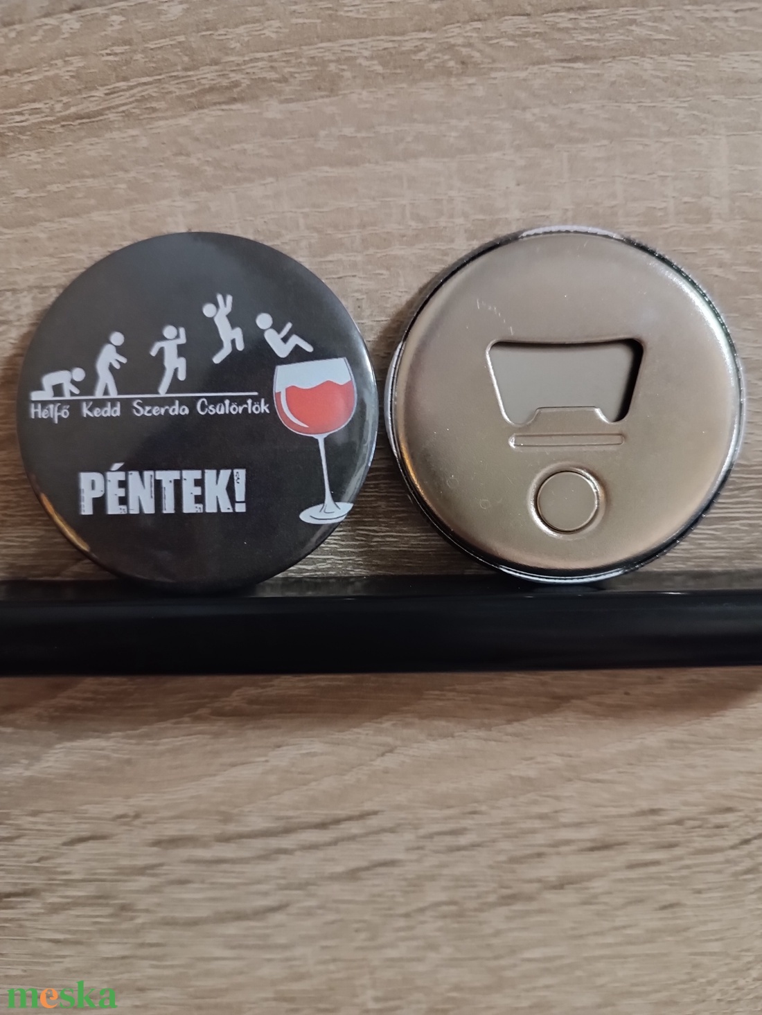 Mágneses sörnyitó - otthon & életmód - konyhafelszerelés, tálalás - konyhai dekoráció - hűtőmágnes - Meska.hu