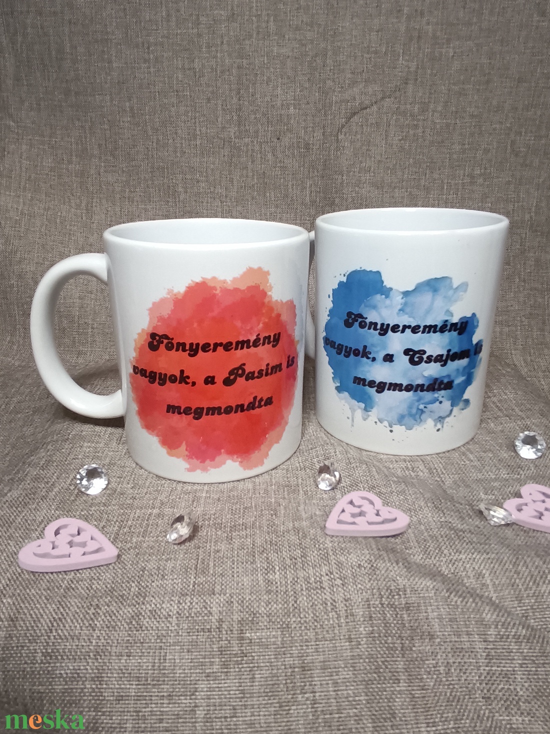 Páros bögre - otthon & életmód - konyhafelszerelés, tálalás - tálalás - bögre & csésze - Meska.hu