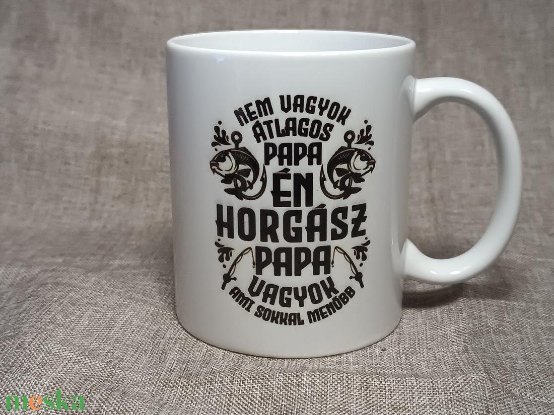 Horgász bögre  - otthon & életmód - konyhafelszerelés, tálalás - tálalás - bögre & csésze - Meska.hu
