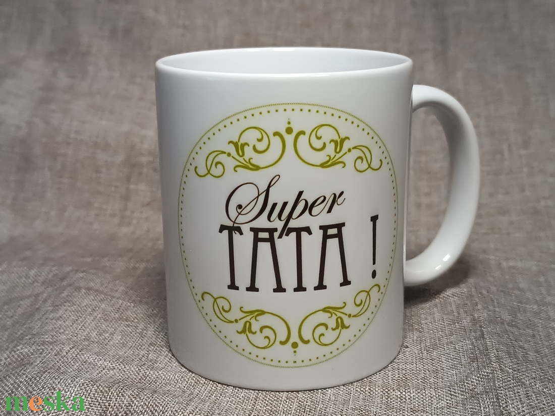 Tata bögre  - otthon & életmód - konyhafelszerelés, tálalás - tálalás - bögre & csésze - Meska.hu