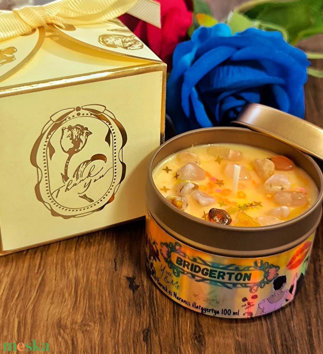 Bridgerton illatgyertya - otthon & életmód - gyertya, illat, aroma - gyertya - Meska.hu