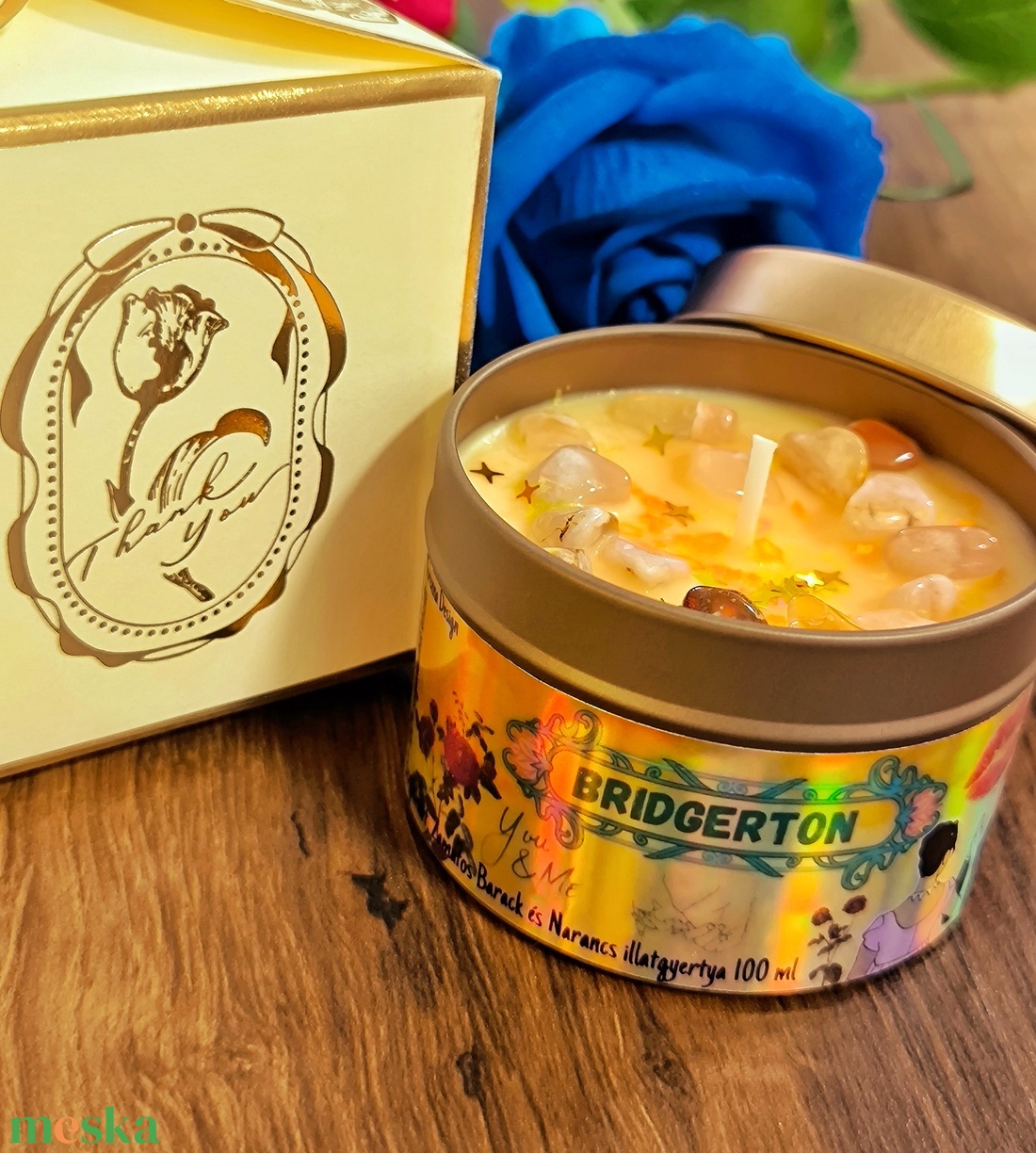 Bridgerton illatgyertya - otthon & életmód - gyertya, illat, aroma - gyertya - Meska.hu
