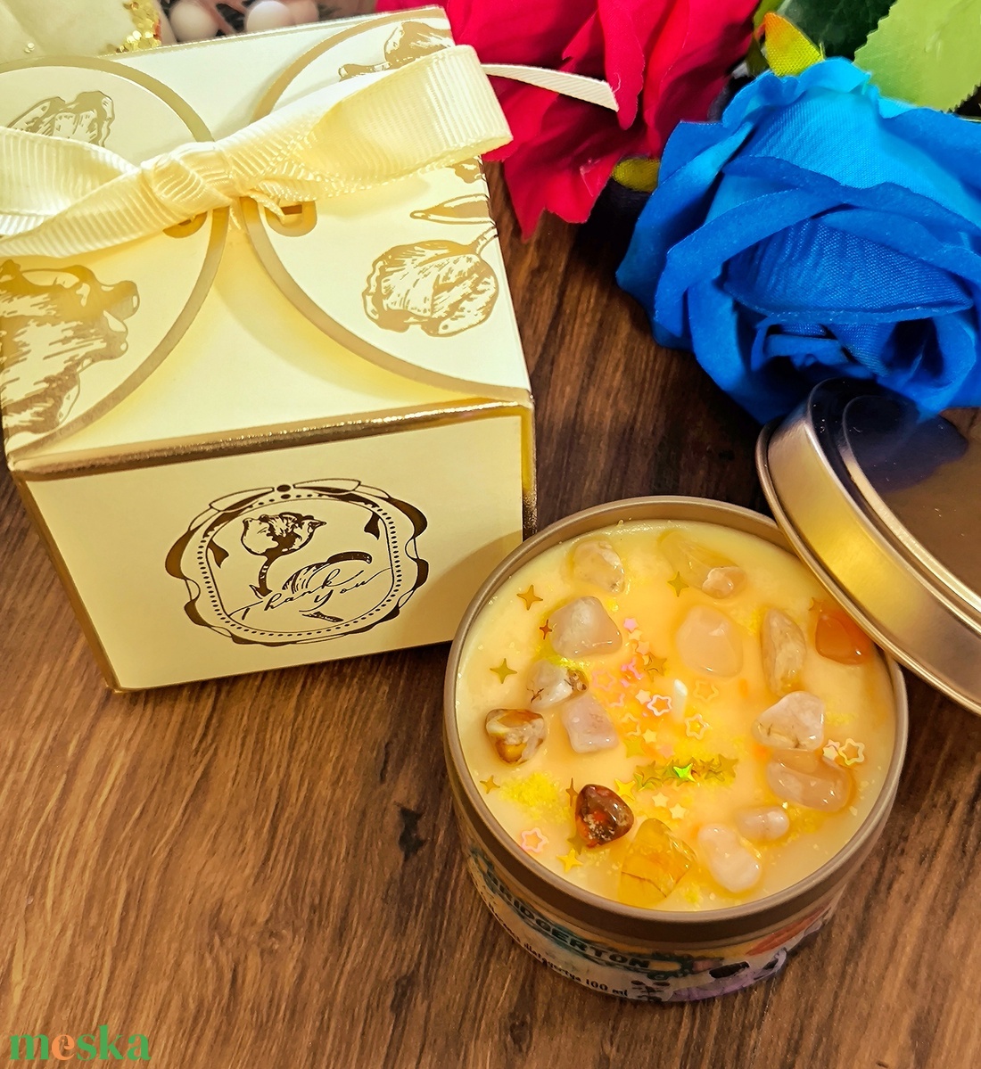 Bridgerton illatgyertya - otthon & életmód - gyertya, illat, aroma - gyertya - Meska.hu