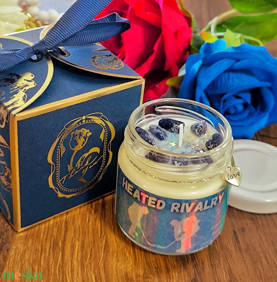 Heated Rivalry illatgyertya - otthon & életmód - gyertya, illat, aroma - gyertya - Meska.hu