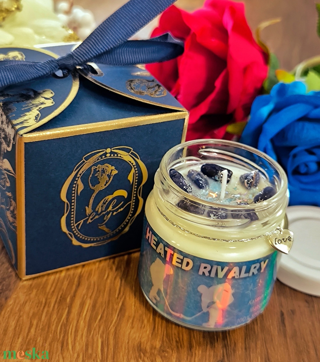 Heated Rivalry illatgyertya - otthon & életmód - gyertya, illat, aroma - gyertya - Meska.hu