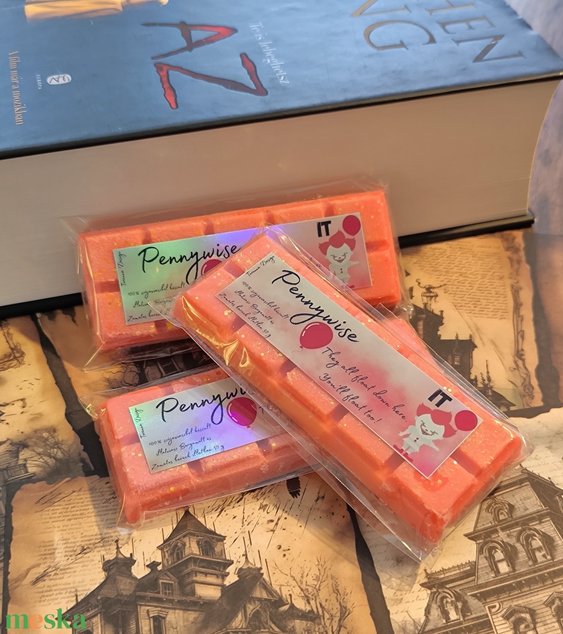 Pennywise illatviasz - otthon & életmód - gyertya, illat, aroma - illatviasz - Meska.hu