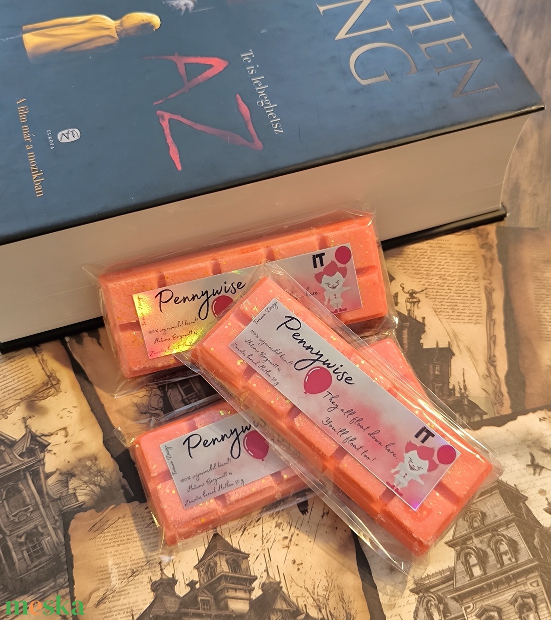 Pennywise illatviasz - otthon & életmód - gyertya, illat, aroma - illatviasz - Meska.hu