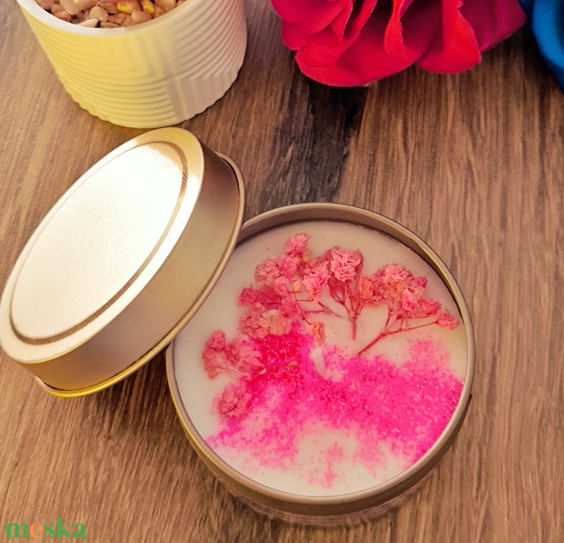 Jácint illatgyertya - otthon & életmód - gyertya, illat, aroma - gyertya - Meska.hu