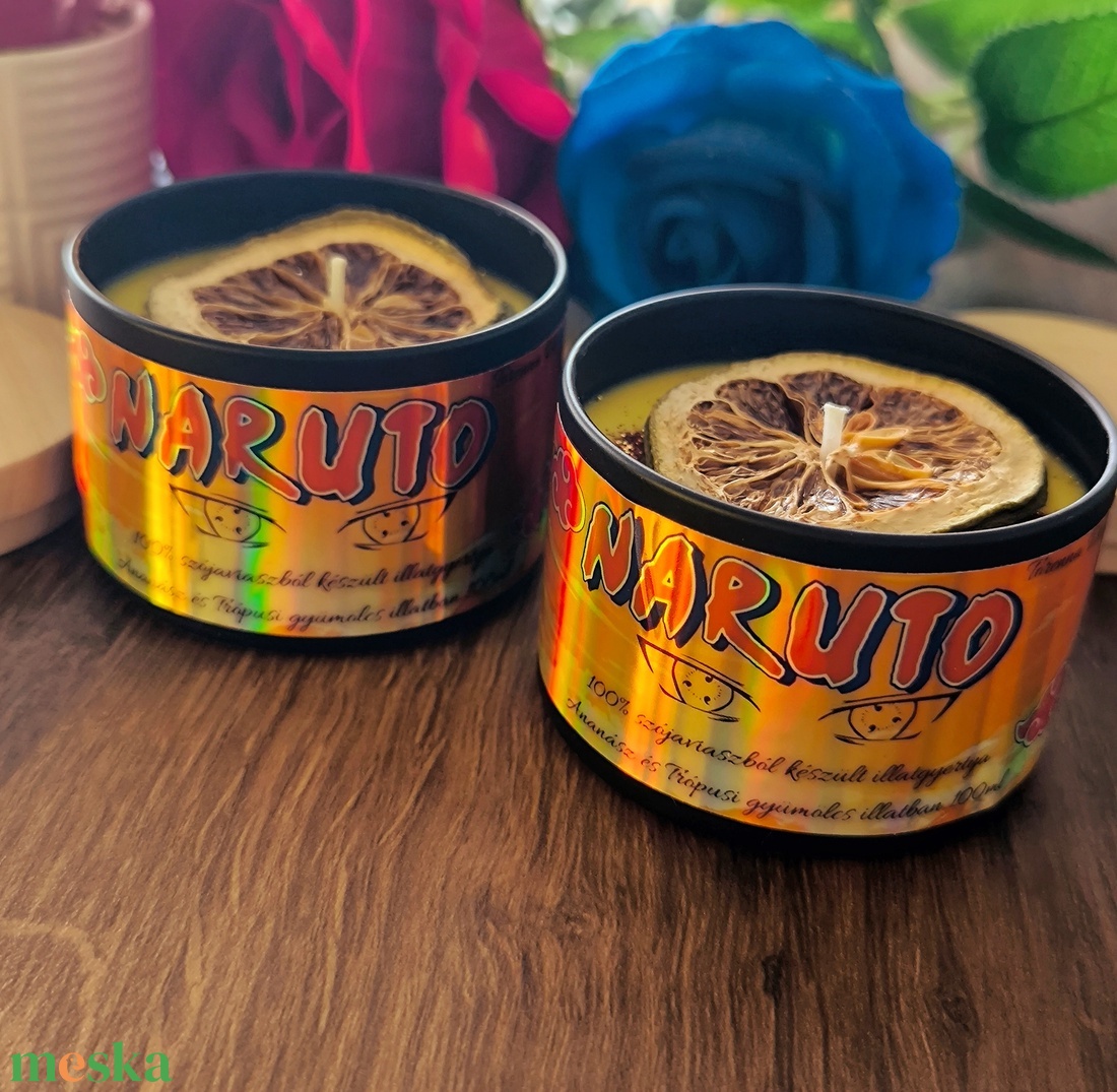 Naruto illatgyertya  - otthon & életmód - gyertya, illat, aroma - gyertya - Meska.hu