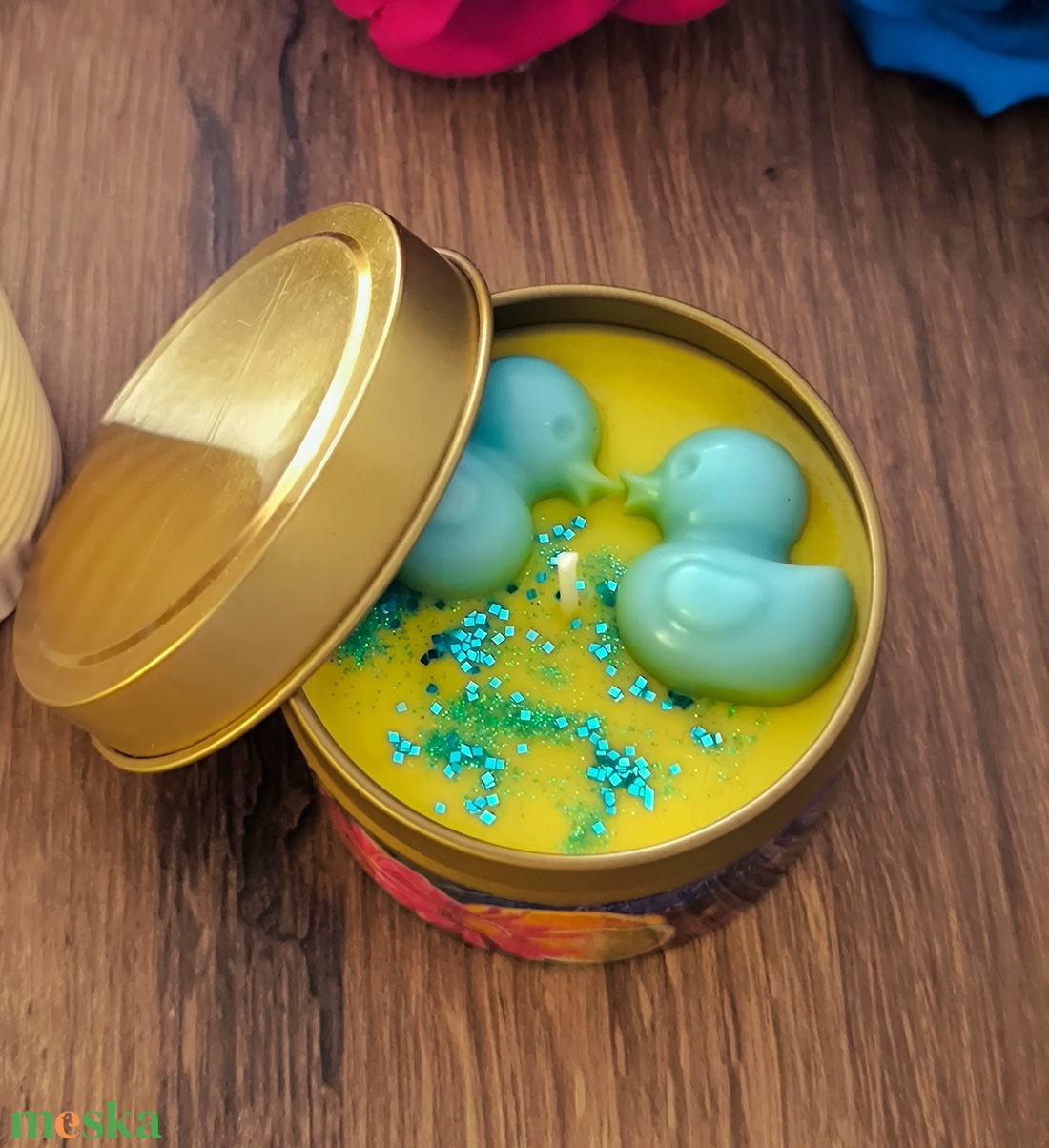 Citrom és Trópusi gyümölcs illatgyertya - otthon & életmód - gyertya, illat, aroma - gyertya - Meska.hu