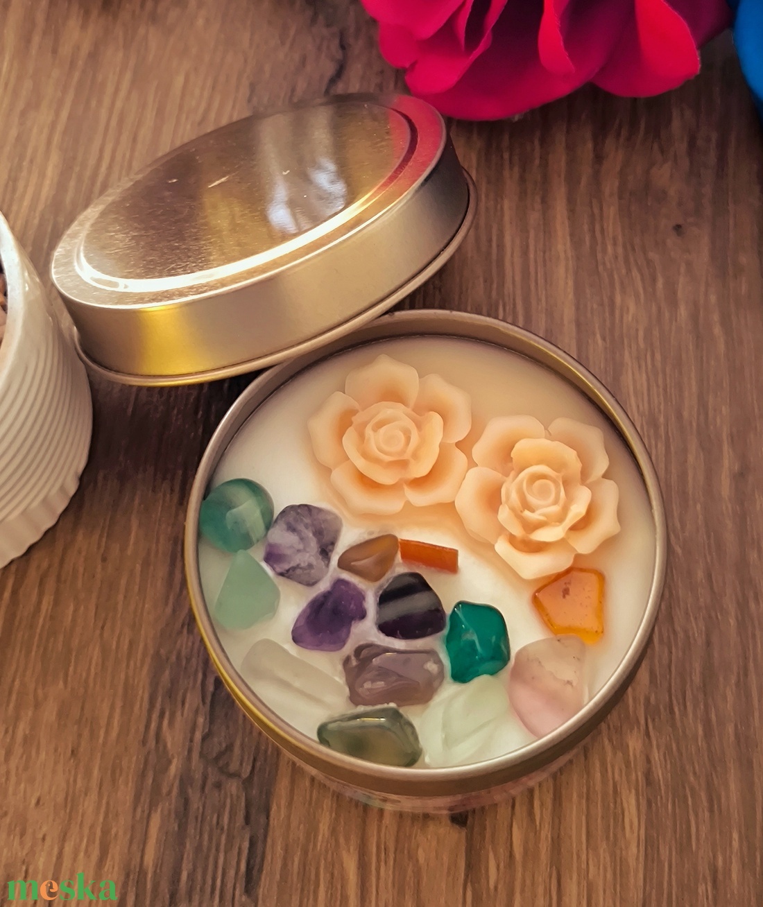 Anyák napja illatgyertya  - otthon & életmód - gyertya, illat, aroma - gyertya - Meska.hu