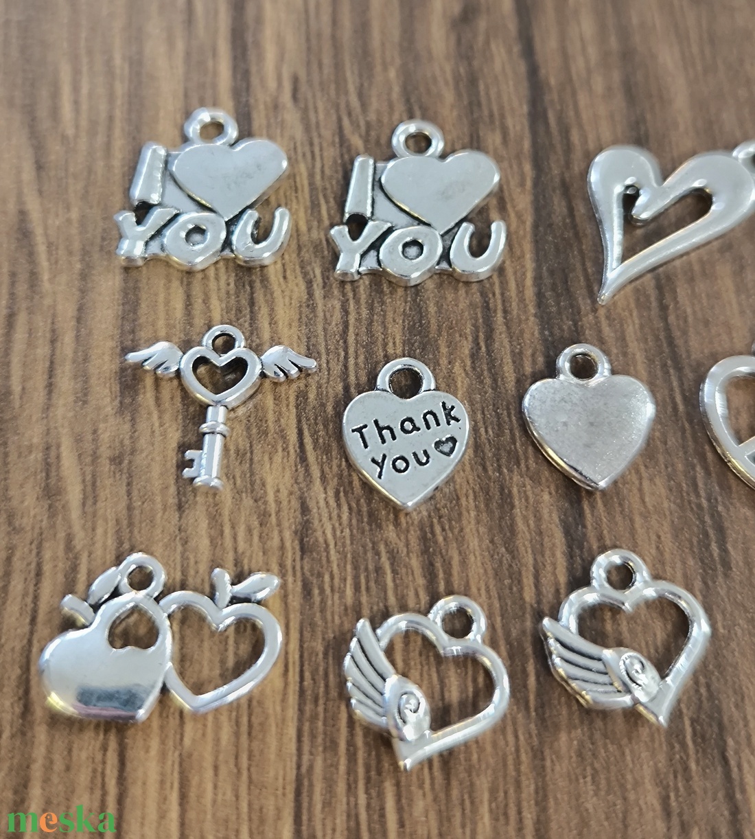 Medál - szív - kellékek & szerszámok - ékszerkellék - medál csomag - Meska.hu