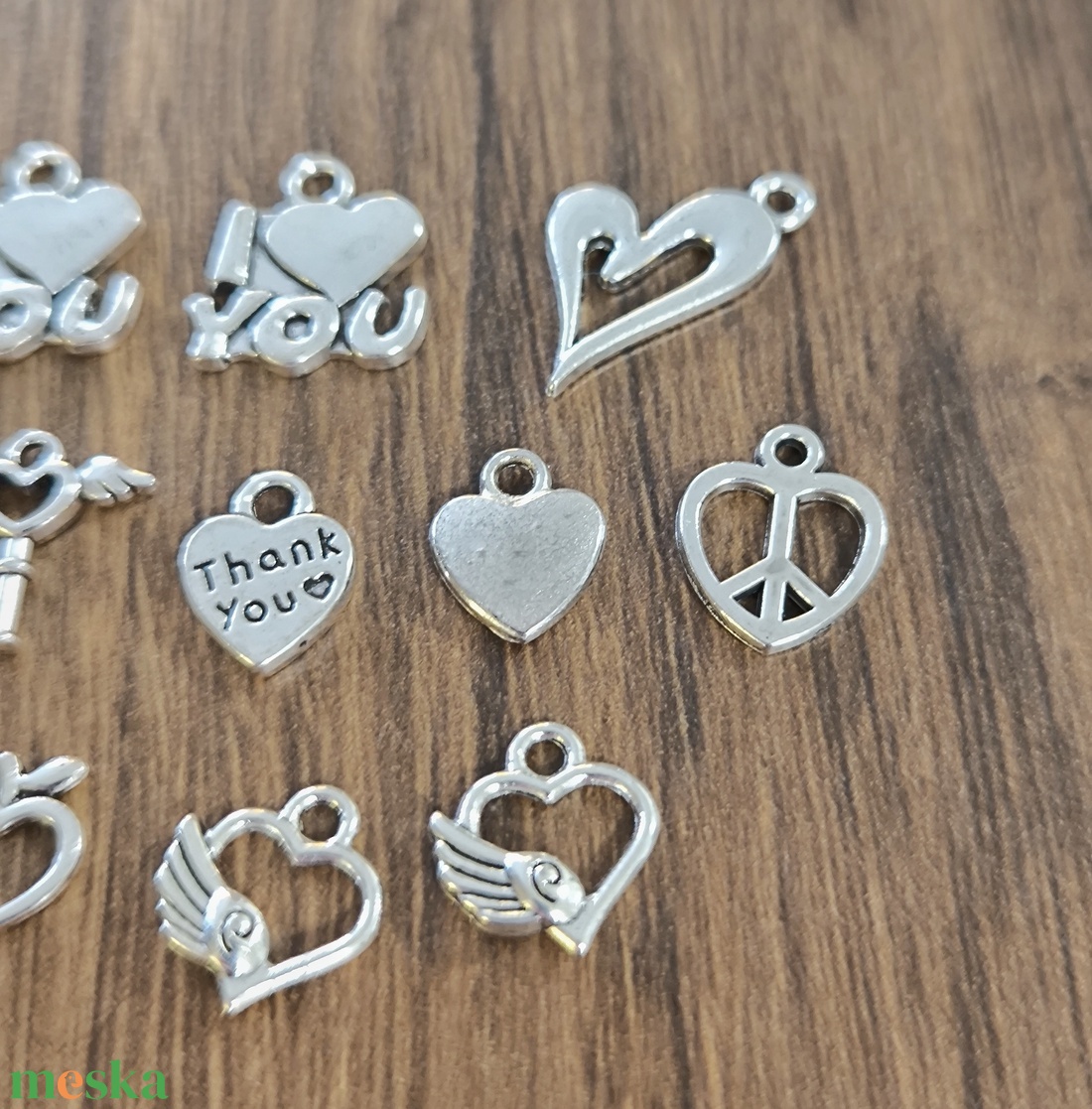 Medál - szív - kellékek & szerszámok - ékszerkellék - medál csomag - Meska.hu