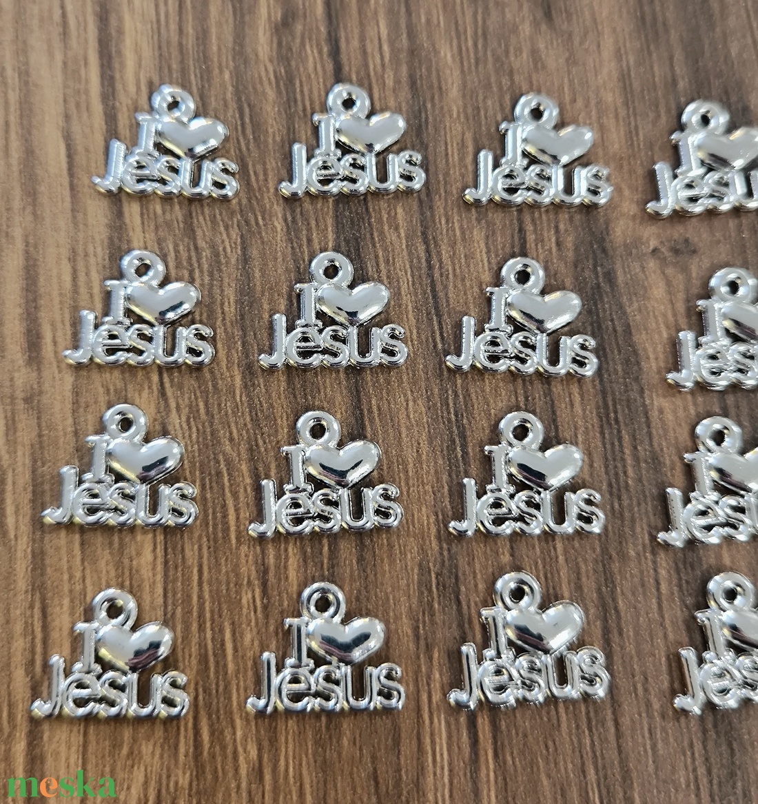 Medál - I love Jesus - kellékek & szerszámok - ékszerkellék - medál csomag - Meska.hu
