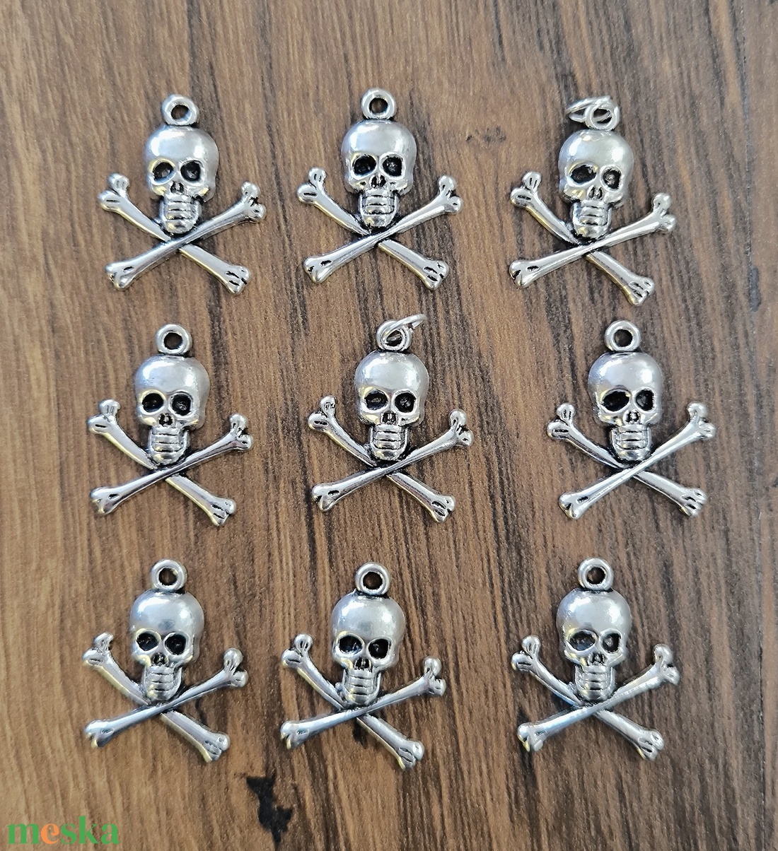 Medál - koponya - kellékek & szerszámok - ékszerkellék - medál csomag - Meska.hu