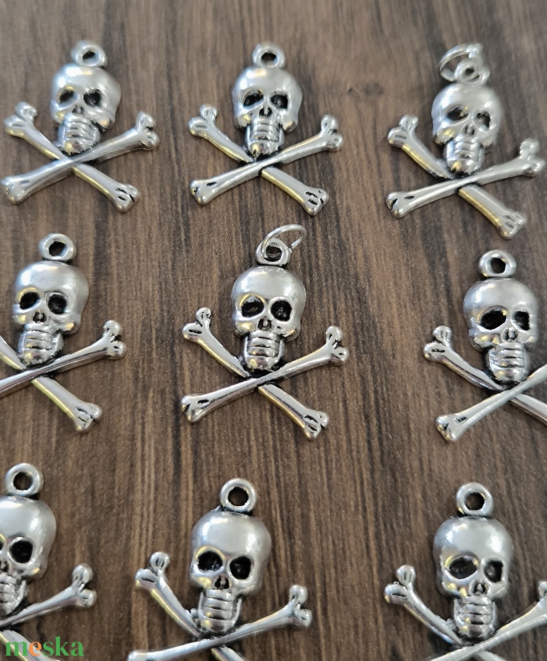 Medál - koponya - kellékek & szerszámok - ékszerkellék - medál csomag - Meska.hu