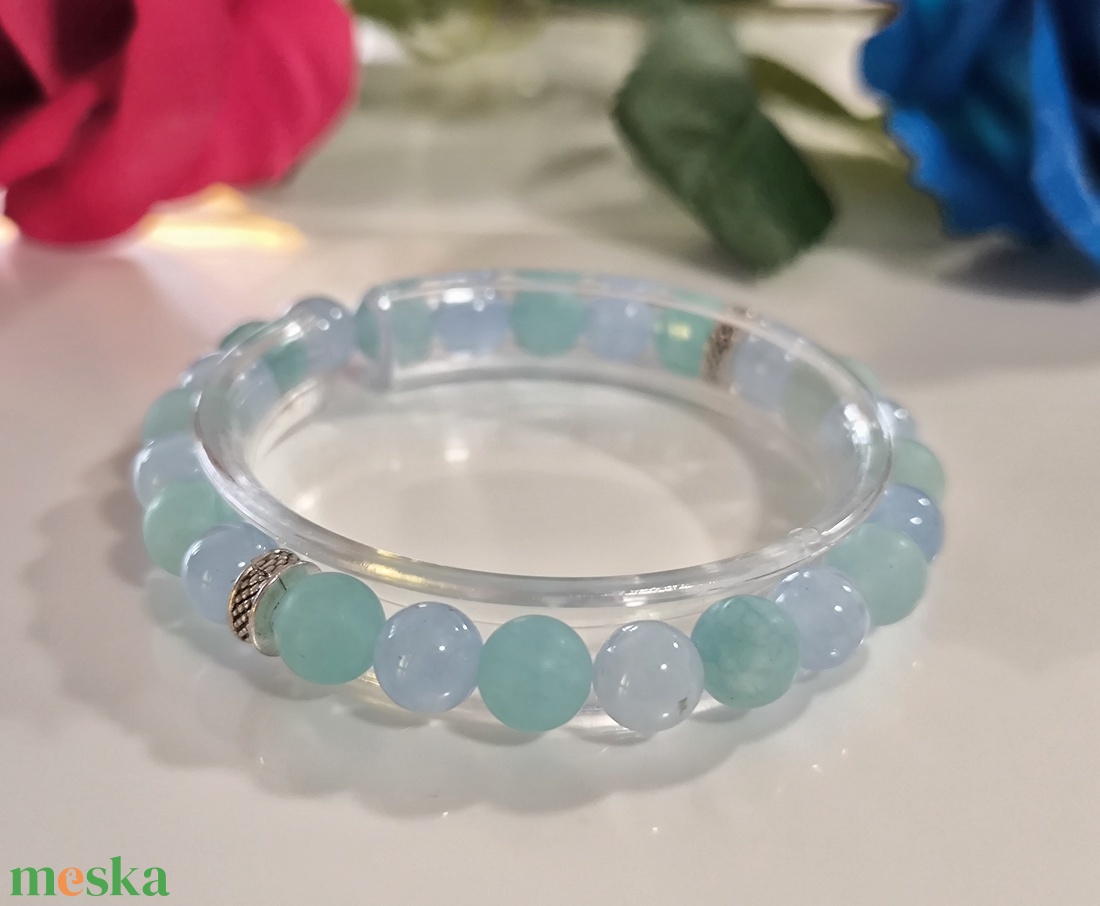 Ásvány karkötő - ékszer - karkötő - ásványkarkötő - Meska.hu
