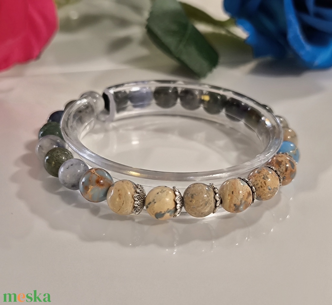 Ásvány karkötő - ékszer - karkötő - ásványkarkötő - Meska.hu