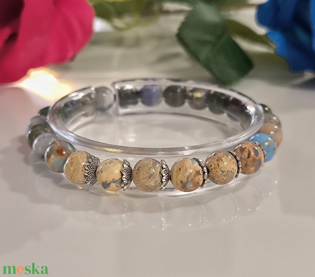 Ásvány karkötő - ékszer - karkötő - ásványkarkötő - Meska.hu